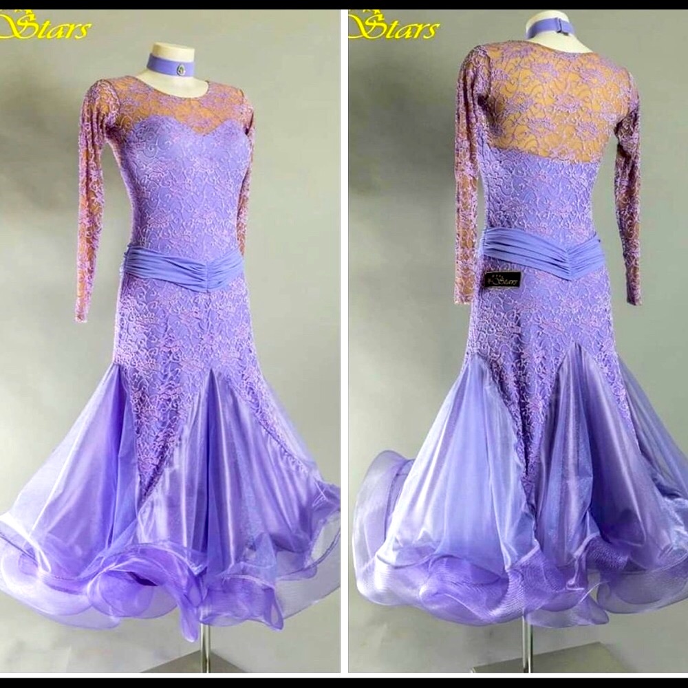 Ballroom dance dress gown